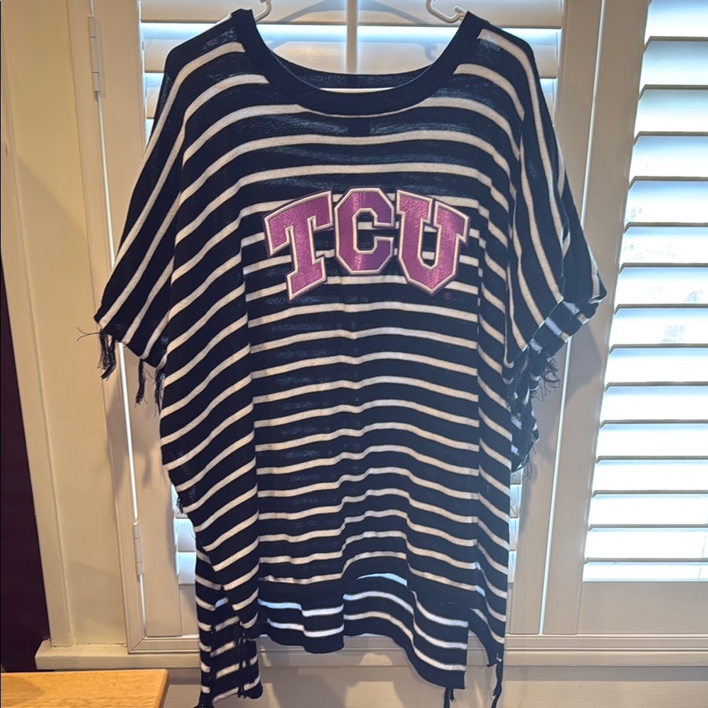 Striped TCU Oversized sweater